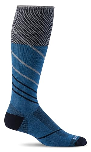 Sockwell Men's Pulse OTC Firm Graduated Compression Sock - color: Ocean, size: Medium-Large