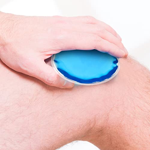 Reusable Ice Packs for Injuries, 10 Pack Round Ice Packs for Face - size: 2.75 Inch