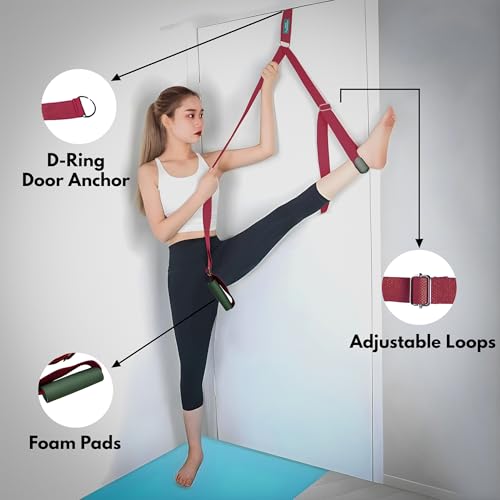 Artan Balance Stretching Straps for Flexibility, Balance, and Leg Stretching – Multiple Styles for Yoga, Ballet, Dance, Gymnastics & Physical Therapy - size: FlexComfort