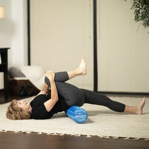 OPTP PRO-Roller Soft Density Foam Roller – Round, Blue, 36" x 6" - color: Blue 36" X 6"