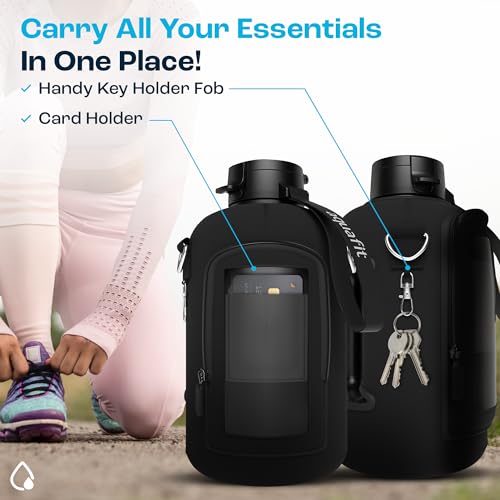AQUAFIT 1 Gallon Jug Sleeve with Strap & Pocket (Sleeve Only)