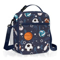 Clastyle Car Insulated Kid Lunch Bag for Boy Lunch Box, Basketball Football - color: Ball