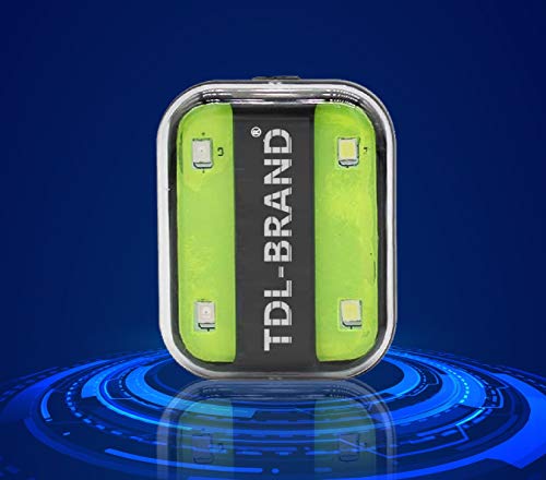 Clip-on LED Safety Light, Rechargeable, Powerful, Perfect for Walking, Jogging, Running, Working, Nursing, Camping at Night - with Four Light Modes (Reflective Green) - color: Reflective Green