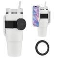 Case-Mate Magnetic Phone Holder Strap for Water Bottles & Tumblers - Black
