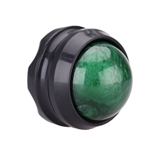Manual Massage Roller Ball - Massager and Therapy Tool for Sore Muscles, Shoulders, Arms, Neck, Back, Feet, Body, Deep Tissue, Stiffness, Joint Pain, Stress Relief - color: Green