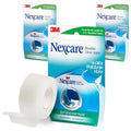 Nexcare Flexible Clear Tape, Waterproof Transparent Medical Tape, 1 in x 10 Yds, 1 Count (Pack of 3) - size: 1 Count (Pack of 3)