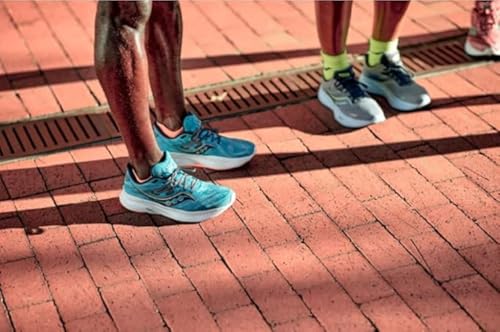 Saucony Men's Rundry Bolt Performance No-show Socks, Available in M-xxl (6, 12, 18 Pairs) - color: Grey Black (6 Pairs), size: Large