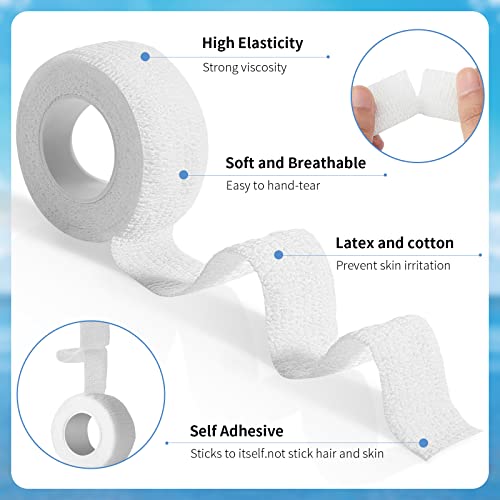Shappy 4 Rolls Golf Grip Tape Golf Athletic Tape for Fingers Bandage