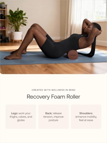 BetterMe Foam Roller for Muscle Recovery – High Density Exercise Roller for Back &Legs – Deep Tissue Massage Roller for Tension, Relief & Stretching (Subtle Mint) - color: Subtle Mint
