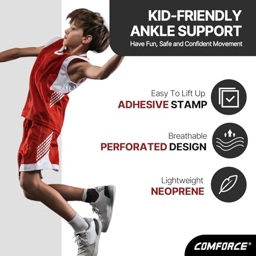 Ankle Support Brace,Breathable Neoprene Ankle Brace for Kid
