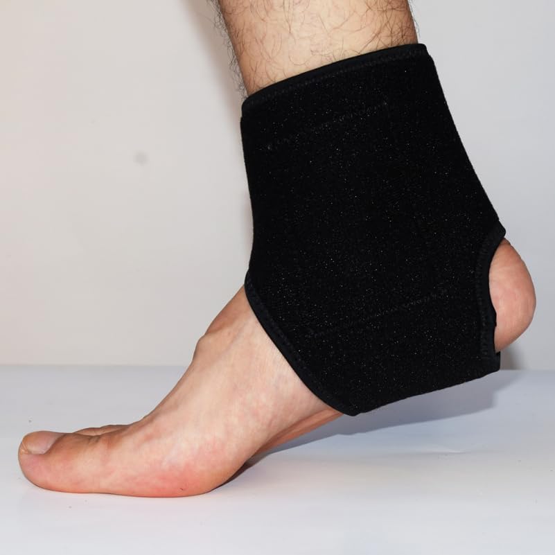 FOMIYES 2Pcs Adjustable Ankle Wrap Protector Self Heating Magnetic Ankle Brace for Sprained Ankle Relief Tendon Support for Basketball Soccer Hiking
