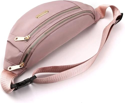 Fanny Pack Waist Pack for Women, Waterproof Waist Bag for Running Sports Travel - Pink - color: E Pink