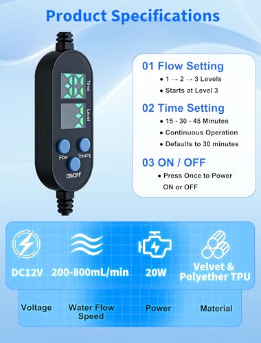 Cold Therapy Machine for Hip After Surgery with Pressure Regulator & Temperature Display, Ice Machine for Hip Replacement with Timer, Ice Wrap Pad Cryotherapy System for Post-Surgery Pain Relief
