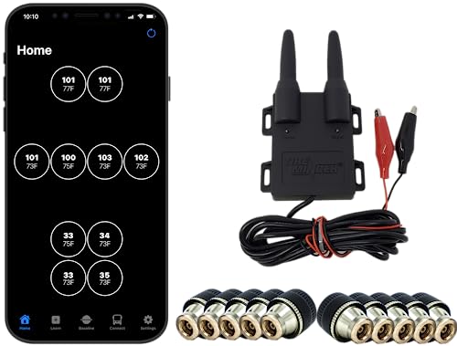 TireMinder Smart TPMS with 10 Transmitters for RVs, MotorHomes, 5th Wheels, Motor Coaches and Trailers - size: 10 Transmitters