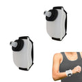 2 PCS Wrist Water Bottle 7oz/200ml Silicone Wearable Handheld Running Water Bottle for Hiking Gym Marathon Training Cycling Camping