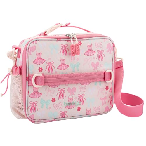 Bentgo Kids Prints Double-Insulated Reusable Lunch Bag - color: Ballet & Bows