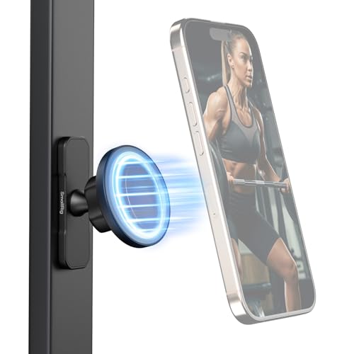 SMALLRIG Magnetic Phone Mount Gym for iPhone 17/16/15/14/13 Series, Adjustable Phone Holder Gym for Huawei, for Samsung, for Xiaomi, Double-Sided Magnetic Design - 5460 - style: Magnetic Connection
