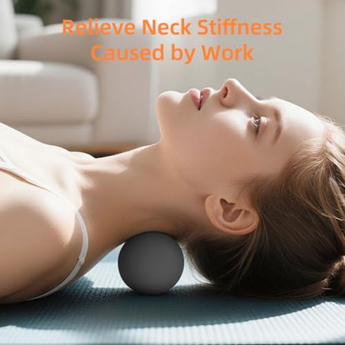 BESKAR Foot Massage Roller Blue & Massage Lacrosse Ball Gray