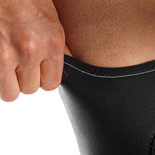 McDavid Knee Compression Sleeves. Lightweight Neoprene Support, Men/Women, for Left & Right Knee, Fits Men & Women, Includes 1 Sleeve, Black - size: Large
