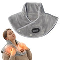 Callixe TheraWrap | Cordless Heating Pad for Neck, Shoulders, and Upper Back | Cervical Electric Massager with Instant Heat and Vibration for Pain Relief & Deep Relaxation | Ideal Gift for Mom & Dad