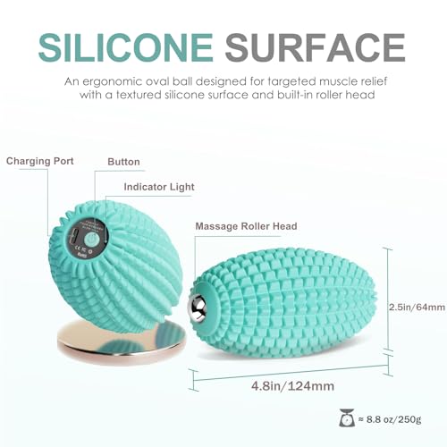 Vibrating Massage Ball with Rolling Head for Plantar Fasciitis