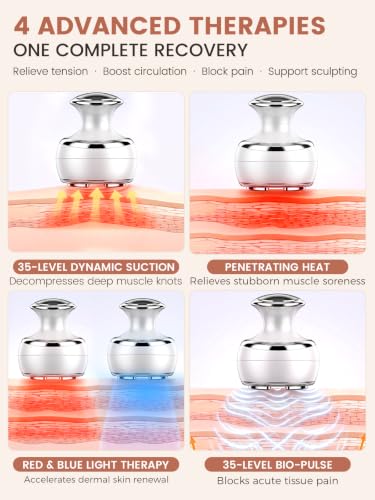 Cupping Massager & Gua Sha, Lymphatic Drainage Massager