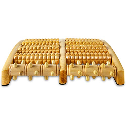 MEDca Pressure Point Therapy Massager - X-Large Dual Foot Massager Roller Feet, Arch and Heel Pain, Plantar Fasciitis Relief, Improve Circulation and Acupressure