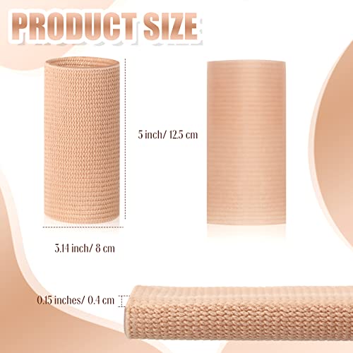 Zomiboo 2 Pcs Ankle Gel Sleeves Padded Socks Compression Brace Skating,Nude - color: Nude