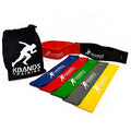 Kbands Infinity Rubber Loop Mini Bands (7 Levels of Ankle and Thigh Exercise Bands) Often Used for Speed and Agility, Pilates, Yoga, Strength Training