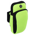 PATIKIL Phone Arm Band for Running, Running Phone Carrier Armband Cell Phone Holder for Runners Green - color: Green