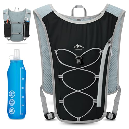 RAINSMORE Running Hydration Vest with 500ml Soft Flask
