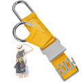ZINZ Elastic Jacket Gripper Travel Strap with D-Ring Hooks and Buckle - color: Yellow