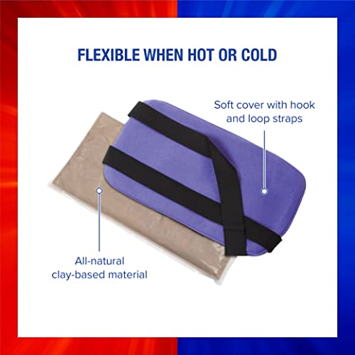 ThermiPaq Reusable Ice Pack and Hot Cold Pack for Injuries - Shoulder, Elbow, Ankles, Back and Knee Ice Pack, X-Large, 9.5 inches x 16 inches, Microwave Heating Pad (Pack of 2) - size: 1 Count (Pack of 2)