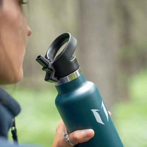 Super Sparrow Stainless Steel 500ml Vacuum Insulated Water Bottle - BPA Free - Gym, Travel, Sports - color: Jade, size: 16.9 Ounces