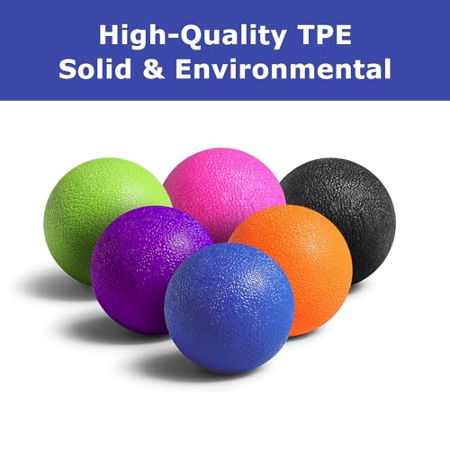 GOGO Lacrosse Massage Ball, Firm TPE for Trigger Point Myofascial Release - color: Green