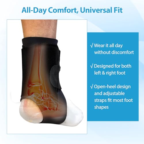 Ankle Support Brace for Men & Women with Stabilizers 2-Pack