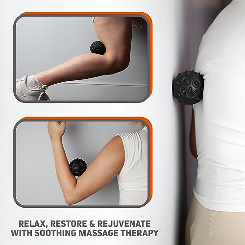 Vibrating Massage Ball, Deep Tissue Trigger Point, Myofascial Release, Yoga