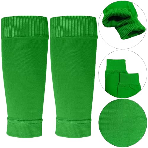 2 Pack Pro Soccer Leg Sleeves Socks/Compression for Calf - over the calf,ootball, baseball, basketball,rugby - color: Green