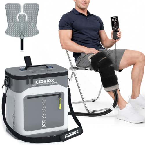 Ice Machine for Knee After Surgery, Programmable & Live Temp