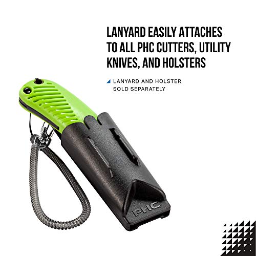 Pacific Handy Cutter S5R Box Cutter | Heavy Duty Utility Knife, Tape Splitter, & Film Cutter | 3-Position Retractable Box Cutter with Easy Blade Change | For Right Handed Users