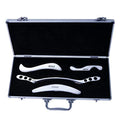STICKON Stainless Steel Gua Sha Scraping Massage Tool Set IASTM Tools Great Soft Tissue Mobilization Tool (J Shape) - style: J Shape