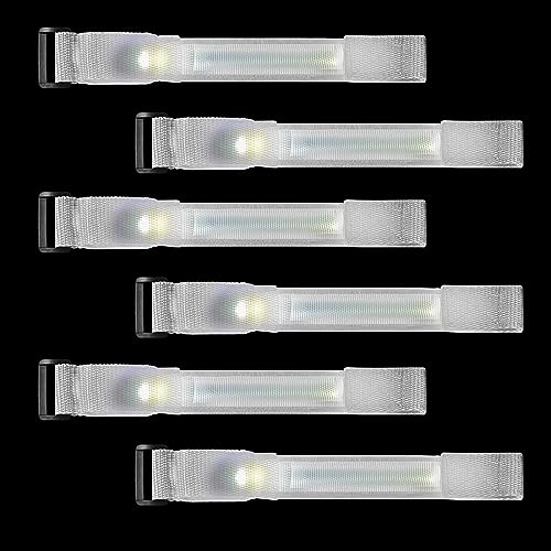 M.best 8pcs LED Light Up Bracelets Glow Flashing Wristbands Glow in The Dark Party Supplies for Wedding, Raves, Concert, Camping,Sporting Events, Party White - color: 8pcs White