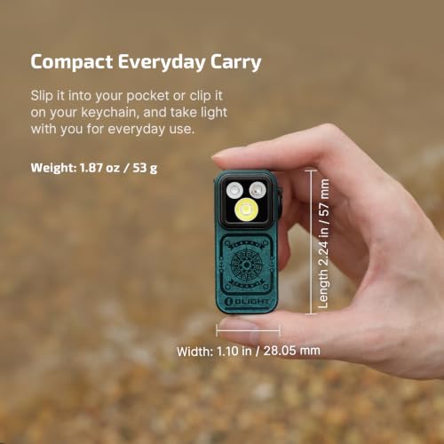 OLIGHT Oclip Pro S Rechargeable EDC Clip-on Flashlight, Sunken Artifact - color: Sunken Artifact