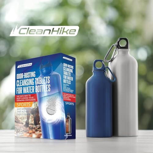 CleanHike Water Bottle Cleaning Tablets for Tumblers, 36 Ct, No Scrub - size: 36 Count (Pack of 1)