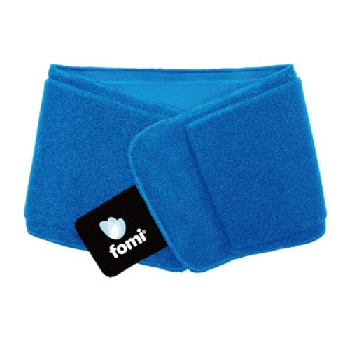 FOMI Premium Hot Cold Multi Function Solid Gel Ice Pack | Neck, Forehead, Eye, Wrist, Knee, Shin Cool Compress | Adjustable Wrap for Stiff Neck, Migraine, Headache, Meniscus, Carpel Tunnel Pain Relief