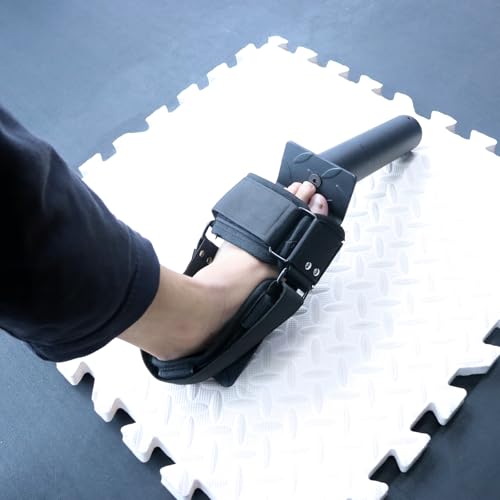 Tib Bar Tibia Dorsi Calf Raise Machine with Straps Fits 2" Weight Plates
