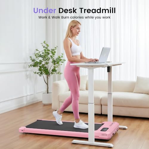 Walking Pad Vibration Plate Combo, Under Desk Treadmill with 12% Incline