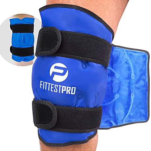Knee Ice Pack Wrap (XL) for Pain Relief, Reusable Hot and Cold Therapy Wrap for Swelling, Recovery, and Therapy for Arthritis, Meniscus Tear and ACL - style: Knee XL