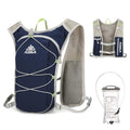TRIWONDER Hydration Vest Running Backpack for Men & Women, Water Pack for Hiking, Camping, Climbing & Cycling, Lightweight Daypack - color: 01 Dark Blue - with 1.5L Water Bladder