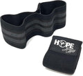 Hope Fitness Gear Booty Band. Thick Fabric Resistance Band (Small, Black) for Glutes, Legs & Hip Workouts, Squats, Strength Training, Muscle Toning, Home Workouts, Gym, Travel & Full-Body Fitness